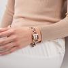 Watch FURLA CHAIN SQUARE Chain Square Pink Gold Dial Stainless Steel Quartz 25MM Watch Jewelry Accessory Accessories WW00026003L3 Brown [FURLA]