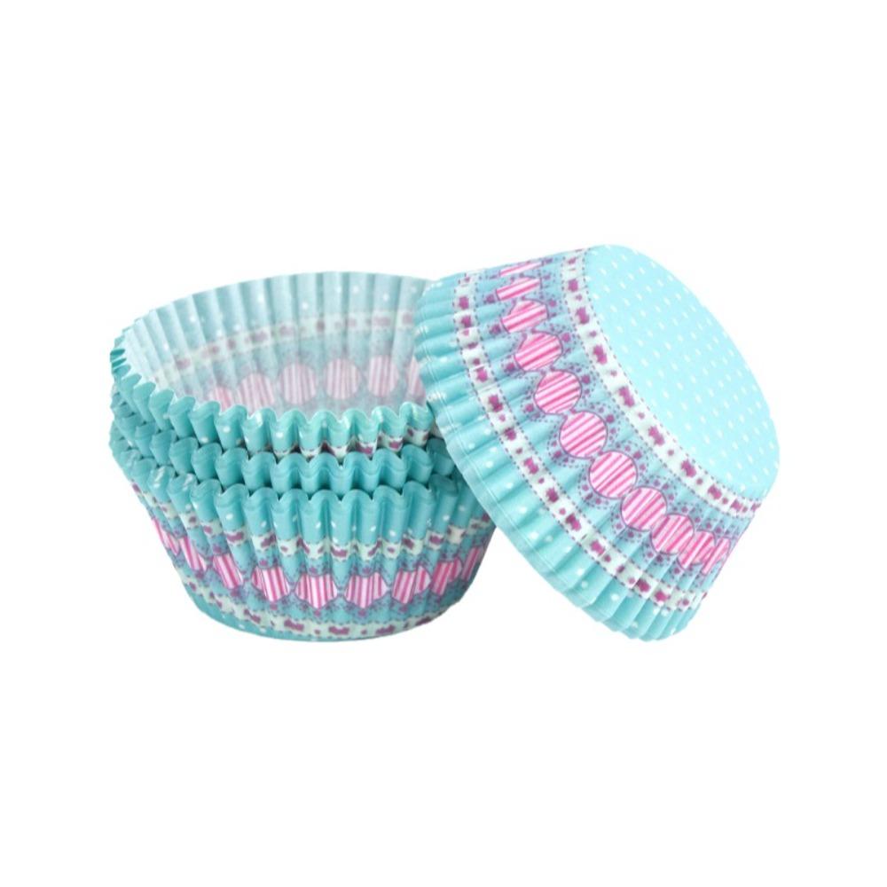 100pcs Colorful Cupcake Liners Greaseproof Paper Standard Size Baking Cups Food Grade Nonstick Molds Muffin Liners