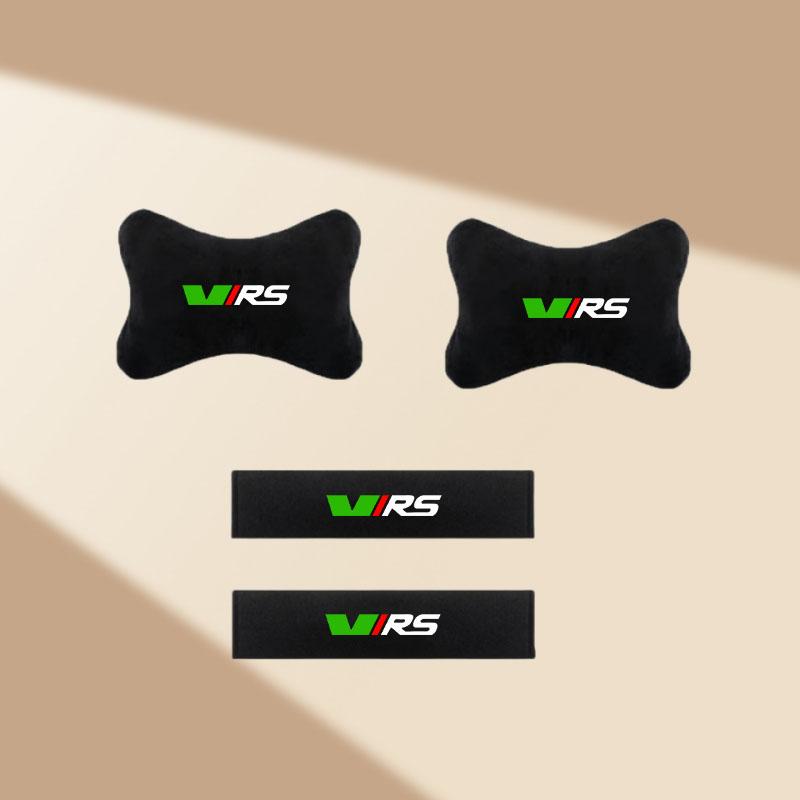 AAAJH1 Oreiller de Nuque pour Appui-tête de Voiture Protections d'Épaule pour Ceinture de Sécurité pour Skoda VIRS VRS RS Octavia Fabia Rapid Superb Root Accessoires Auto