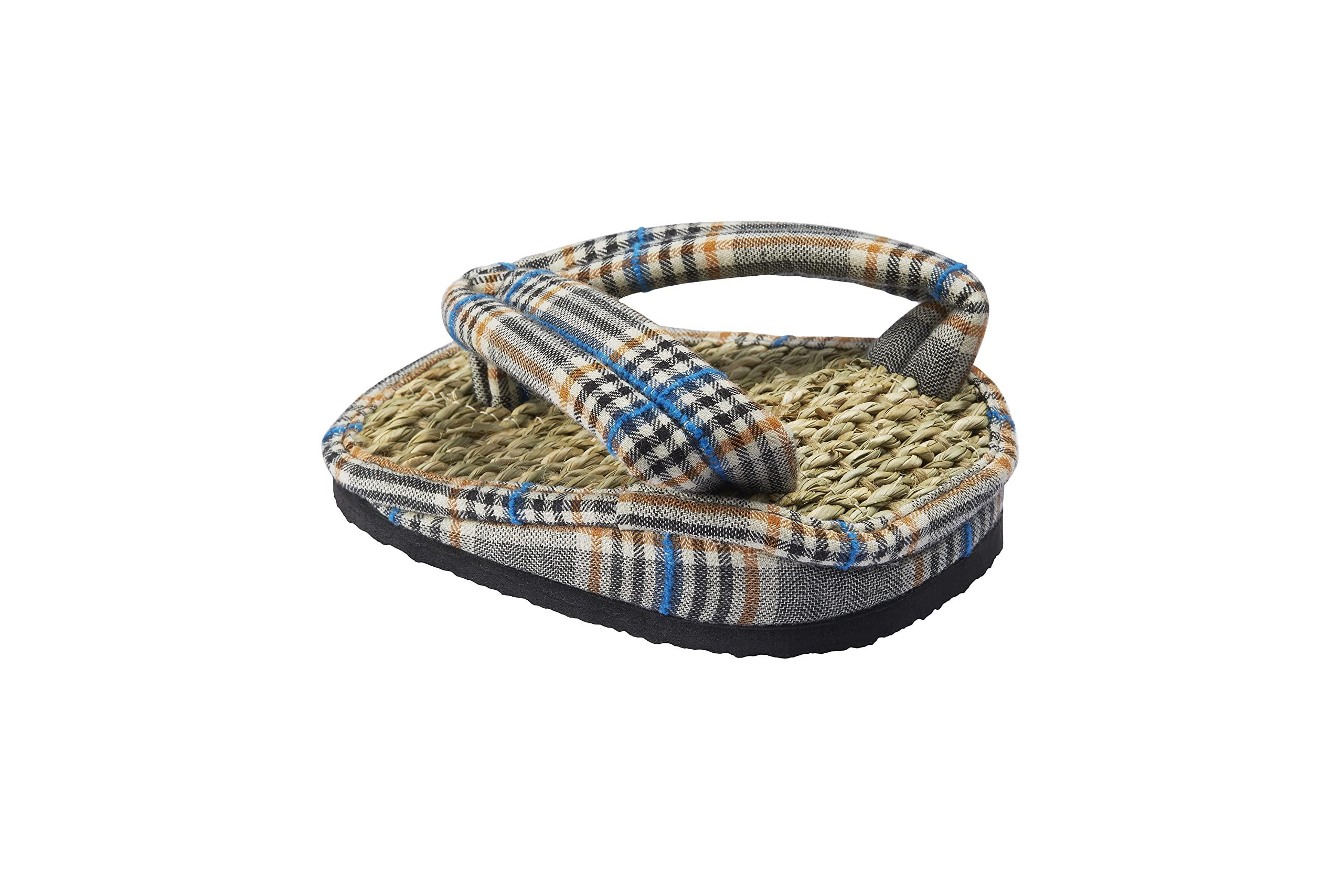 

Lukke Swelling Care Diet Indoor Beautiful One Size Fits All Sandals, Half-Foot Sandals, After-Heel Slippers, Slippers, Wear, Legs, (Glen Check)