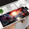 Minimal Desk Setup Gaming Mouse Pad Cloth Surface Non Slip Rubber Base Large Desk Mat for PC Laptop Keyboard