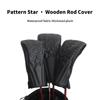 Golf Club Head Cover PU Materials Star Texture Easyly Installation Durability For Training And Competition