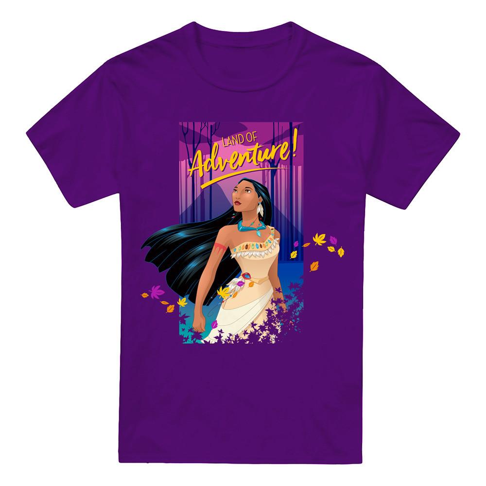 Pocahontas Land of Adventure T-Shirt Purple S