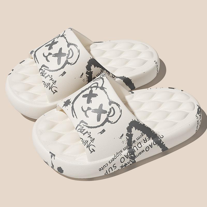 Children's slippers summer 2024 new popular indoor home non-slip bathroom thick bottom cartoon cool slippers