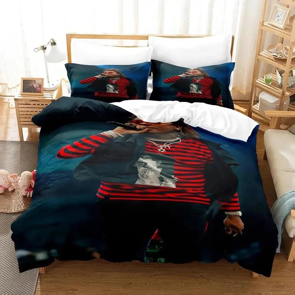 3D Print Gunna Singer Comfortable Duvet Quilt Cover Pillowcase Bedding Set Children Bedroom Decoration Home Textile