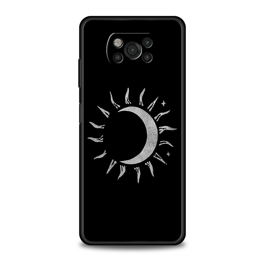 Sun Moon Angel Eyes Phone Case For Xiaomi Mi Poco X3 NFC M3 F4 F3 M4 X4 Pro 5G Note 10 12 Lite 11 11T 10T 13 12T Pro 9T Cover