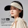 UV Protection Sunscreen Hat Ice Silk Visor Cap Fashion Empty Top Cap  Sunshade