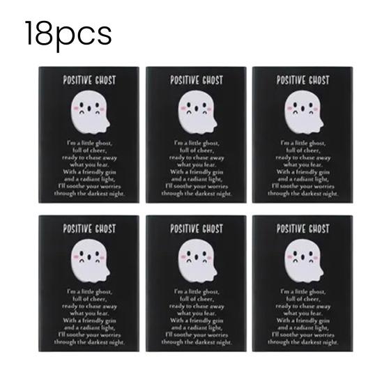 Halloween Mini Resin Ghost Miniature Glow-in-the-Dark Ghost Figurine Cute Tiny Ghost Ornaments Surprise Toy for Garden Fairy Accessories