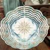 10 Inch Dolphin Wind Spinner Outdoor Hanging Decor with 360 Rotating Hook for Garden Balcony Patio Spring Summer Decoration