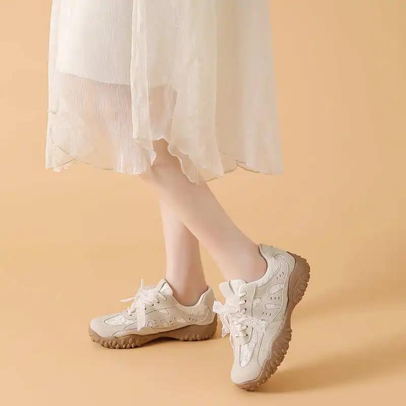 Maucassin Parkour White Tennis Lady Skateboarding Ladies Flat Shoes For Women Sneakers Size 35 Sport Snaeaker From China