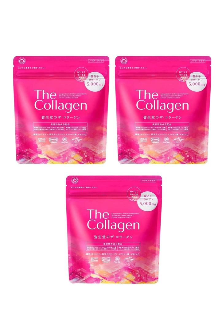 Shiseido The Collagen (Typ prášku) 3-balení