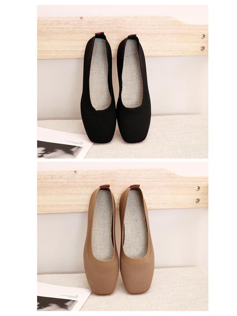 Women's Spring 2022 Knitted Slip-On Flat Loafers