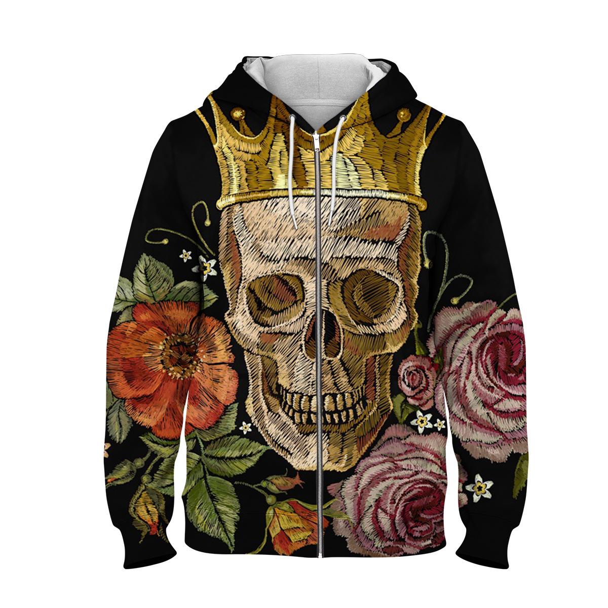 

Винтажный принтованный свитшот с капюшоном, спортивное пальто для женщин, толстовки с капюшоном и 3D-карманом, осенняя женская куртка на пуговицах 6XL