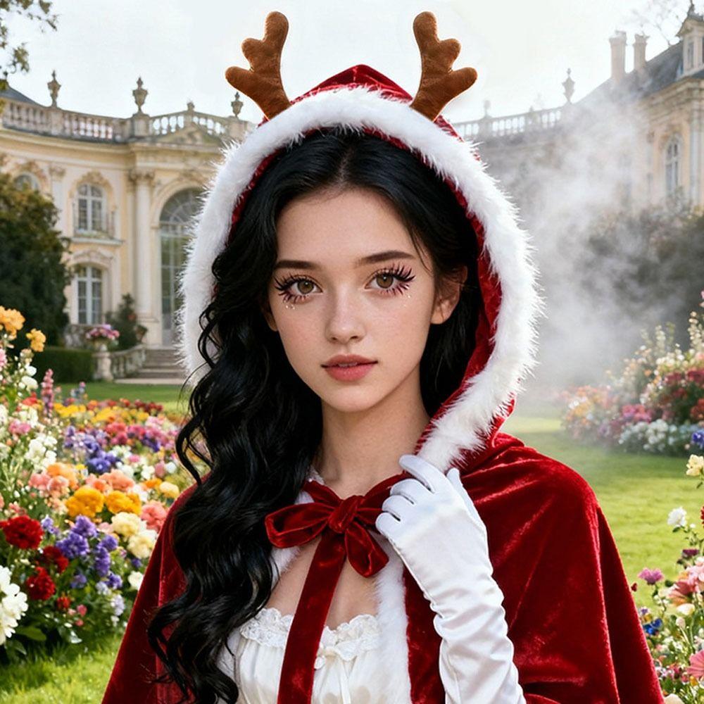 With Oversized Hood Overcoats Plush Cosplay Costume New Design Christmas Hooded Cloak