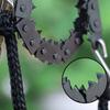 Venkovní ruční řetězová pila Přenosná kempingová obousměrná kapesní řetězová pila Ostré zuby Snadné uchopení Rukojeť pro přežití skládací řetězové pily