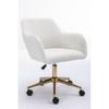 Hot Selling Modern Home Office Chair Ergonomic Teddy Design with Durable Metal Base Adult Chair for Computer Use
