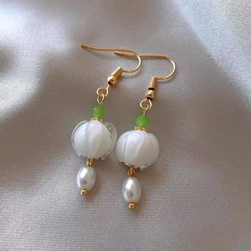 Japanese and Korean Design Sense Fashion Cute Fruit Earrings Female Creative Girl Heart Sweet Cool Stud Earrings Versatile Personality Trendy Earrings