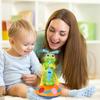 Plastic Saxophone Caterpillar Toy LED Dancing Caterpillar Toy Electric Music Toy  Halloween