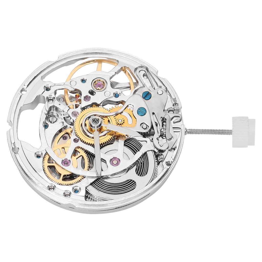 White 2824 Watch Movement Kit Hollow Mechanical Watch Movement Watch Part Repair Tool