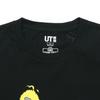 Uniqlo X Kaws X Sesame Street Short Sleeve T-Shirt Unisex Tops Black 414341-02
