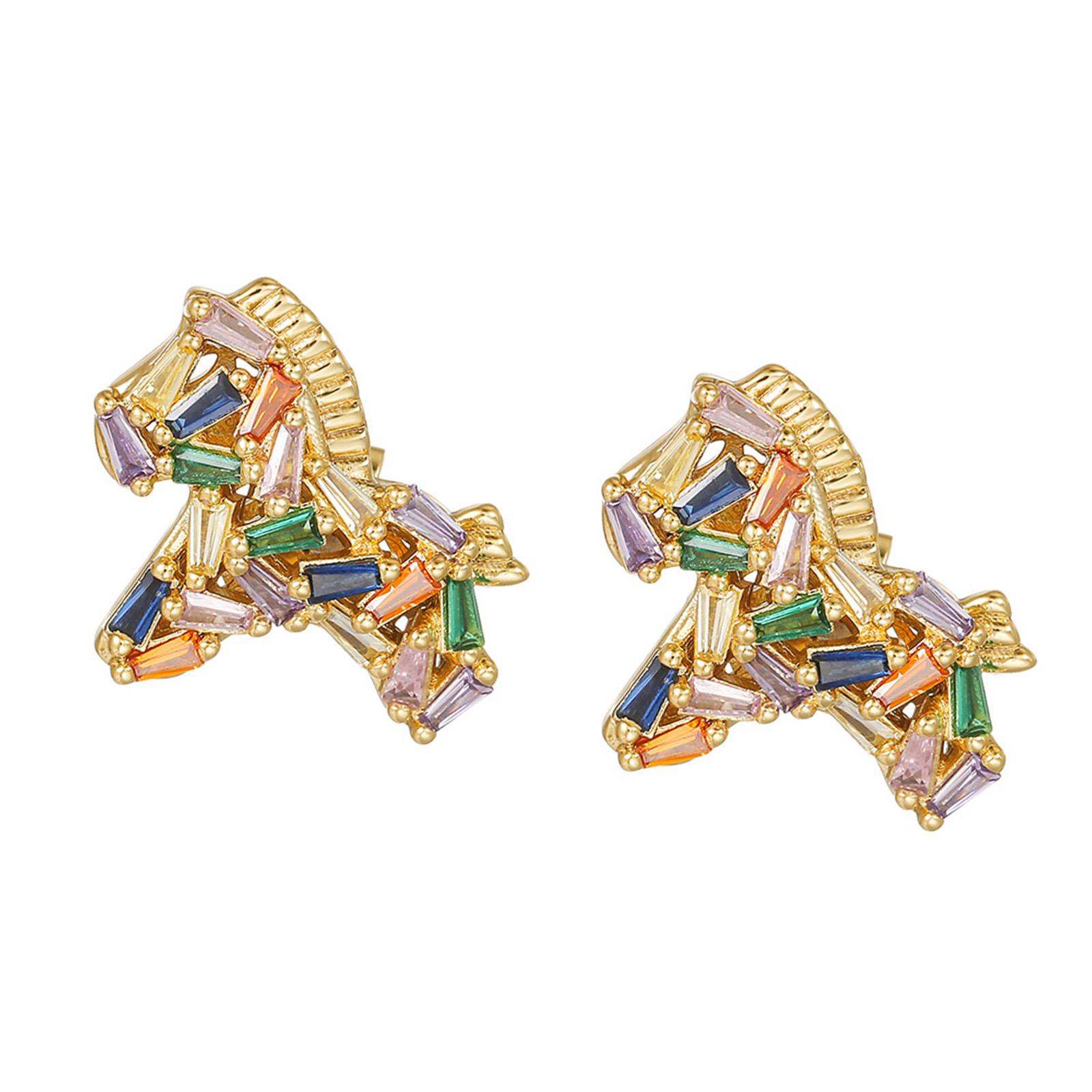 Fashion Horse Diamonding Buckles Ear Hook Adornment For FreeClip 1 2 Headphones Rainbows Gemstones Enhancement 1