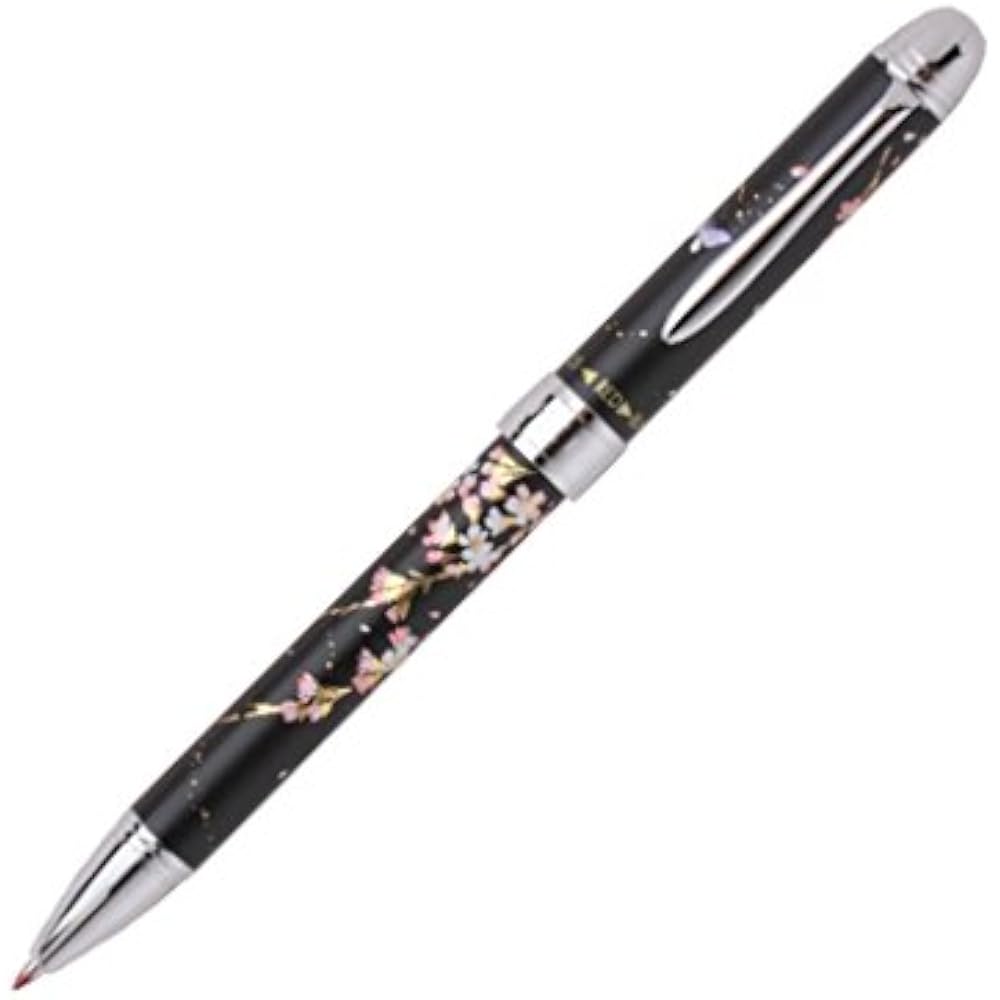 Sailor fountain pen, multi-function pen, 2 colors+sharp, graceful makie, weeping cherry, black 16...