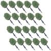Audiophile Model Trees, Diorama, Railway Model, Miniature Garden, Tree Section, Approx. 3cm, 20-Piece Set