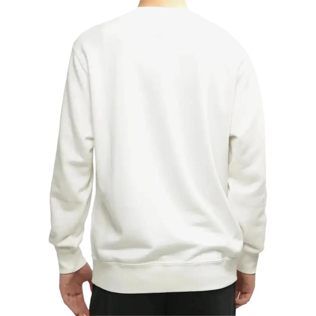 Nike Sweatshirts Men's White Crew Neck Moderate Regular CU4035-133