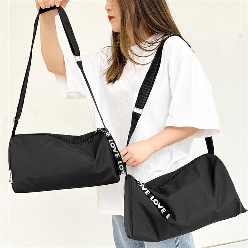 Unisex Large Capacity Travel Duffel Bag Foldable Fitness Gym Shoulder Crossbody Bag Casual Sports Training Bag