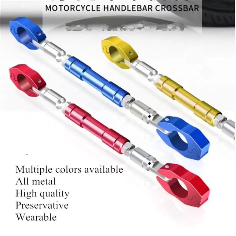 CNC Aluminum Motorcycle Handlebar Crossbar 22mm Universal Balance Bar Reinforcement Brace for Dirt Bike ATV Scooter