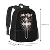 Skillet Large Capacity School Backpack Laptop Bags Anton Kabanen Judas Priest Black Mate Molnar Beast In Black Skillet Iv5