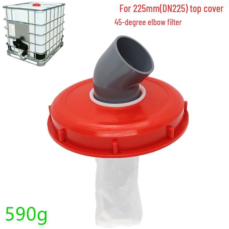 IBC Ton Barrel Plastic Lid with Filter Screen, 163mm/245mm, DN150