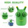 Green Bug Squeeze Toy Grass Eyes Popping Out Toy Sensory Fidget Toy Eyeball Bouncing Toy Slug Pop-it Toys for Toddler Kids