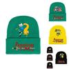Adventure Time Cartoon Print Acrylic Knit Hat Winter Warm Unisex Beanie For Adults Teens