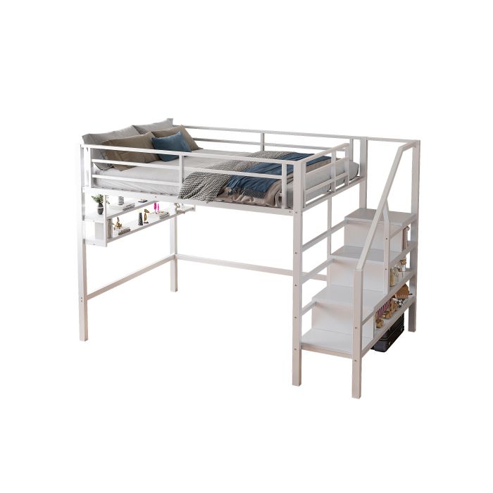 Pat mezipatro - MUVOE - 140x200 cm - Šatní prostor - Bílý - Dětský