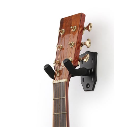 Guitar Stand, Wall-Mounted Guitar Hanger for Guitars and Basses, Wall-Mounted Guitar Hanger, Wall-Mounted Guitar Stand for Acoustic, Electric, and Bas