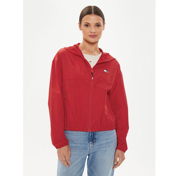 

Ветровка Tommy Jeans Chicago DW0DW19302, красная, стандартный крой XXS