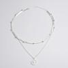 Three-Layer Round Necklace for Women Simple Snake Chain Charm Ball Chain Party Gift Women's ExquisiteJewelry