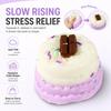 Slow Rebound Cake Squeeze Toy Soft Stress Squeeze Toy Gifts Release Anxiety Toys  Stress Relief