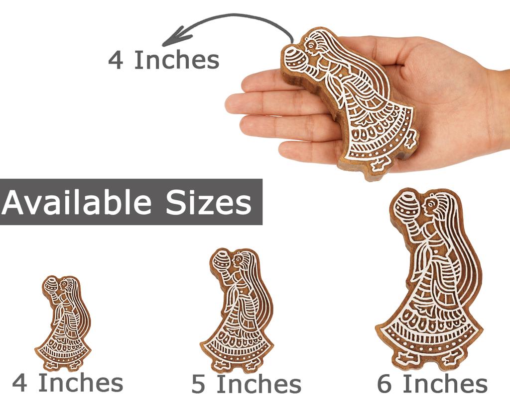 IBA Indianbeautifulart Textile Printing Block Asian Block Hand Carved Wooden Stamp Wood Block