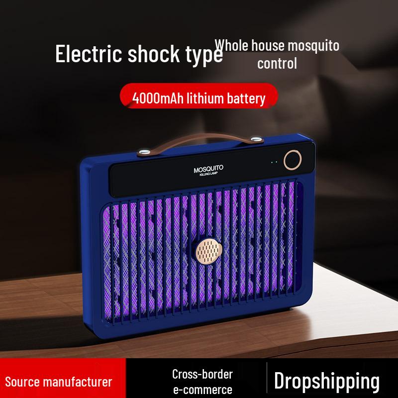 2025 Electric Shock Mosquito Killer Lamp - Portable Outdoor, Wall-Mounted, or Handheld Option