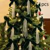 Diy Christmas Tree Bowknot Pendant Elegant Portable Xmas Tree Hanging Ornament Reusable Lightweight Christmas Decoration Charms