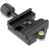 Haoge Quick Release QR Clamp Adapter Converter, Compatible with Manfrotto RC2 System and Arca-Swiss.