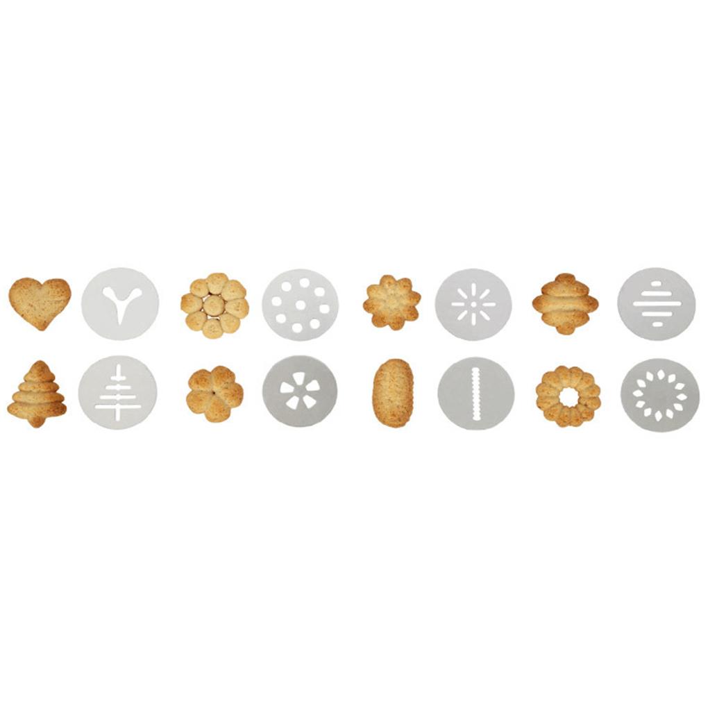 Stainless Biscuit Baking Press Decoration Cookie Making Mold Kitchen Cake Piping Nozzle