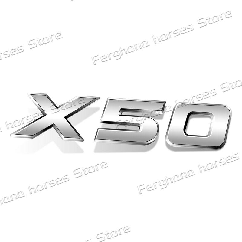 ABS Plastic 3D Letter Logo Car Body Fender Side Emblem Sticker For Proton X70 X50 Rear Trunk Badge Decals Accessories