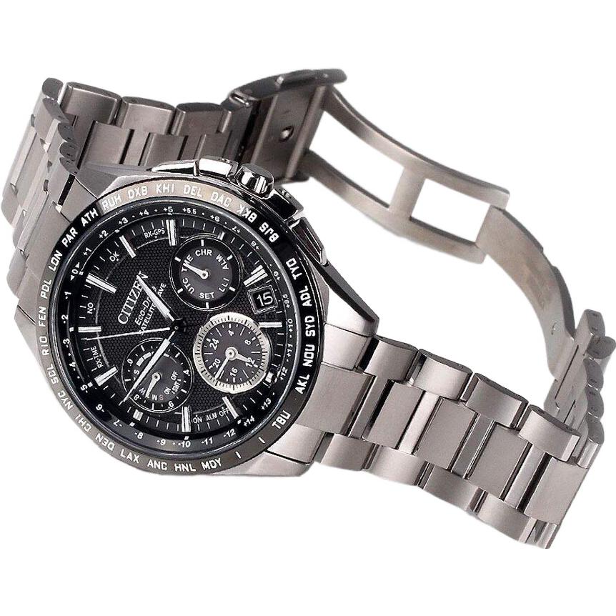 Citizen Ecology Drive Kollektion Lichtbetriebenes Quarzwerk Titanarmband Uhr Herrenuhren CC9015-54E
