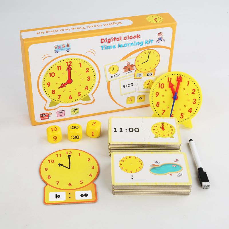 First Grade Clock for Early Childhood Time Recognition and Learning