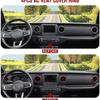 Decorative Air Vent Ring for 18-23 Jeep Wrangler JL JLU Center Console