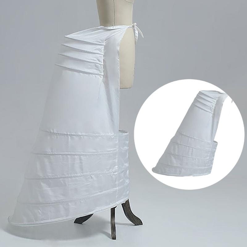 Pannier Petticoat White Adjustable for Party Balls Shape Your Dresses