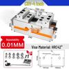 Eagle Brand High-Precision 4/5-Axis CNC Self-Centering 6-Inch Vise with Concentric Flat Jaw